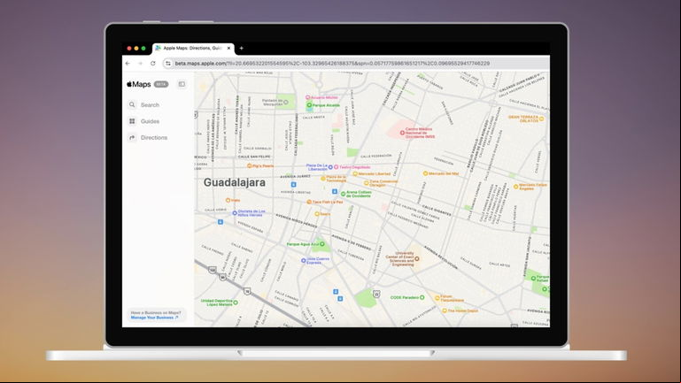 Apple Maps ahora está disponible en la web